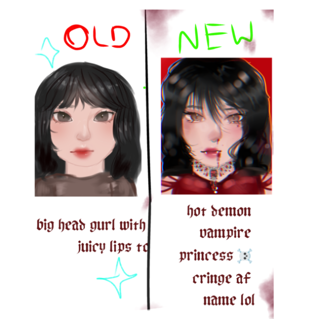 old vs new art