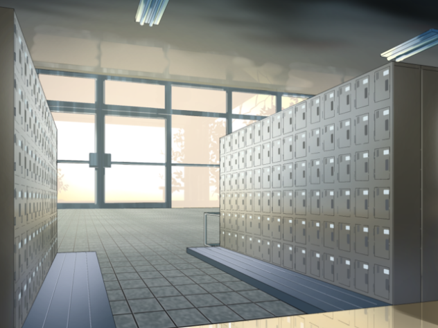 Who put the love letter in the locker