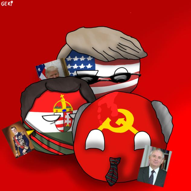 Three Presidents in Countryball