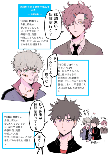 診断メーカー全部俺