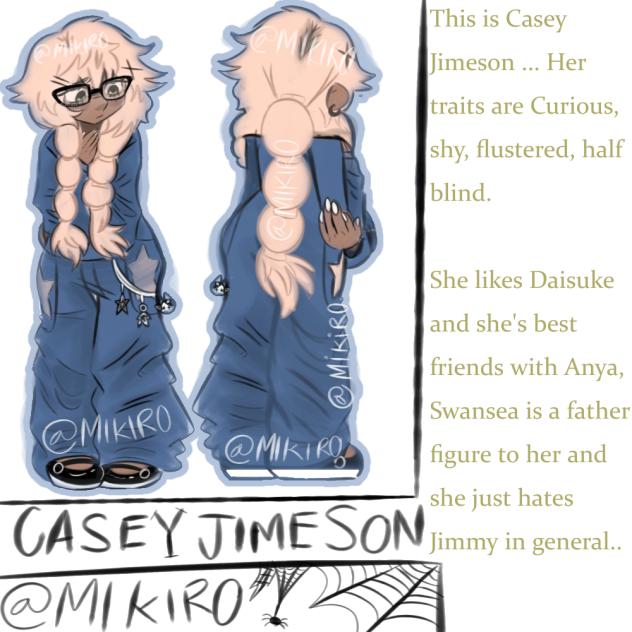 Casey Jimeson a Mouthwashing oc