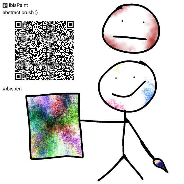 1st QR code brush