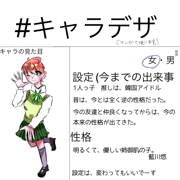 キャラデザ