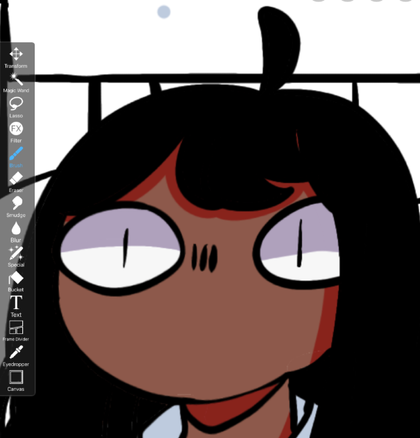 The omniscient eyes of a Demmie