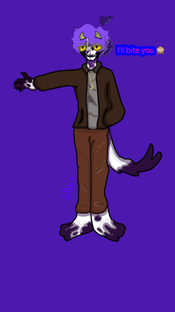 Jeremy Fanart Commission💜👾🍇🐲🐉