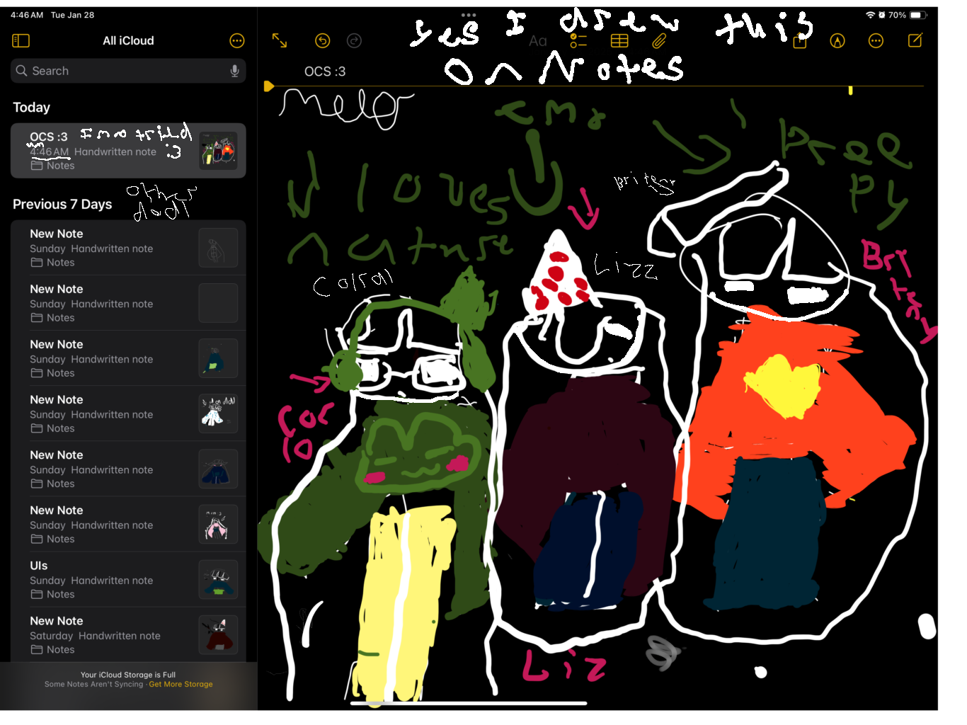 I DREW THIS ON NOTES ⁉️⁉️‼️‼️‼️ - ibisPaint