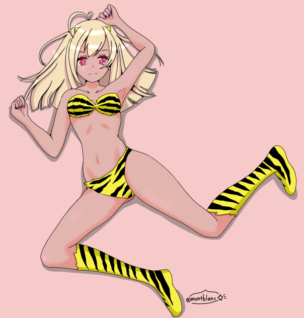 駅メモ 窪川まぜ 虎ビキニ