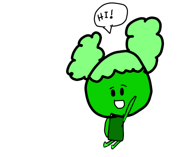 Green from “Among us as humans!”