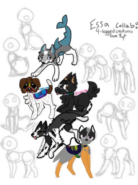 Essa collab with @paws4pride !