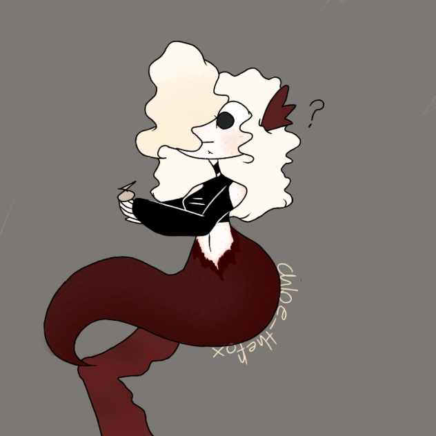 Confused mermaid - ibisPaint
