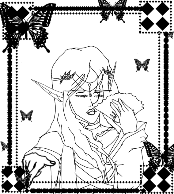Butterflies-Outline