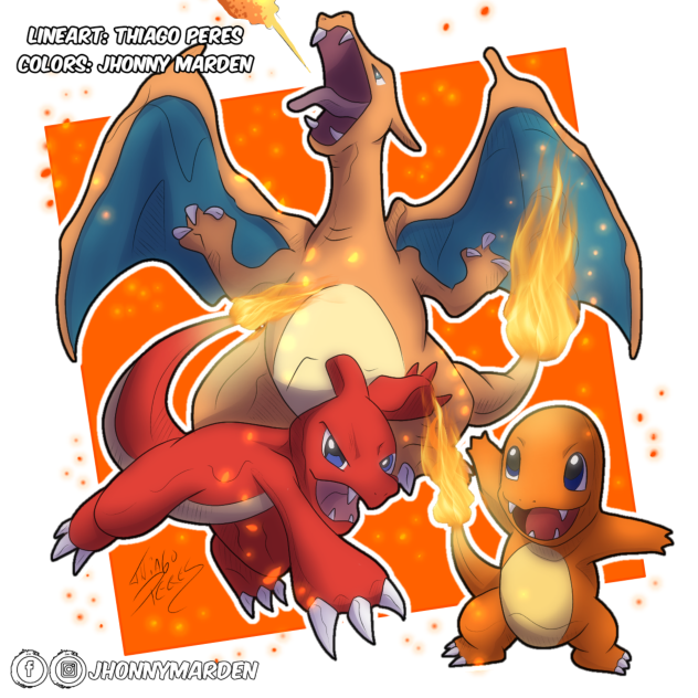 Charizard Evolution - ibisPaint