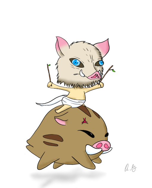 Baby Boar Child Ride - ibisPaint