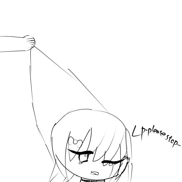 thw girl with long hair getting bullied-