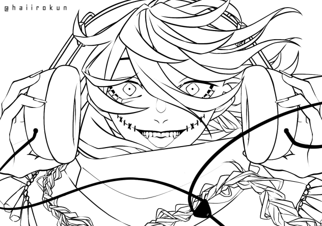 エコーズ（塗り絵）