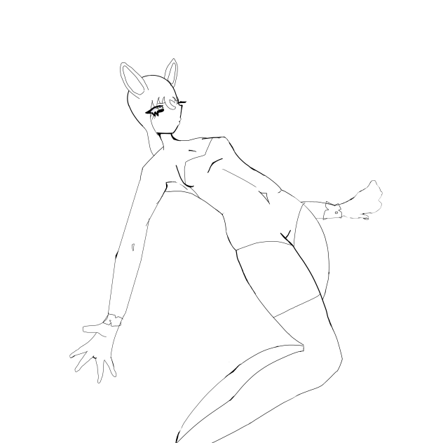 Eejin-sama line art