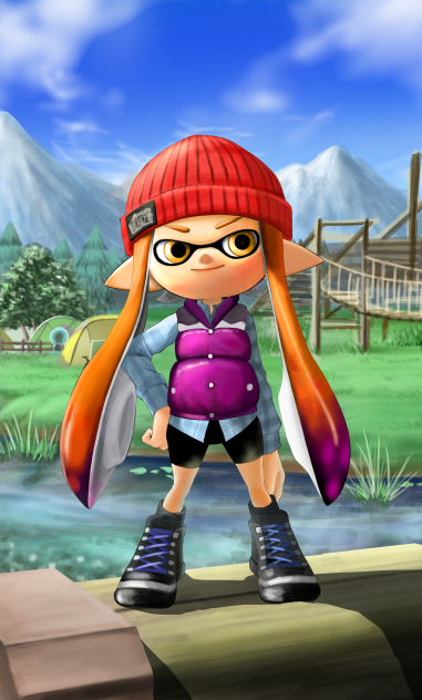 モンガラキャンプ場にて(SPLATOON 2)