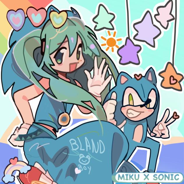 miku x sonic