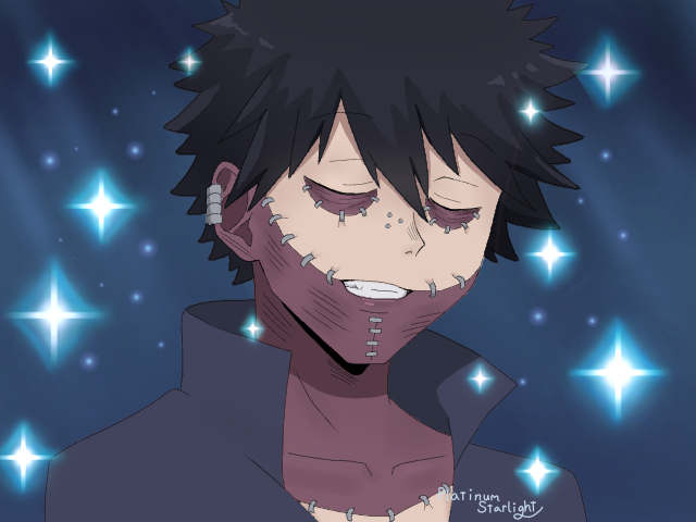 Cute Face but it's Dabi - ibisPaint
