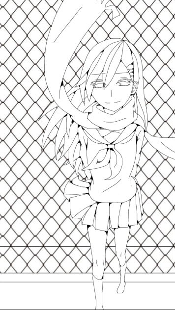 【線画】ぜひ塗ってください