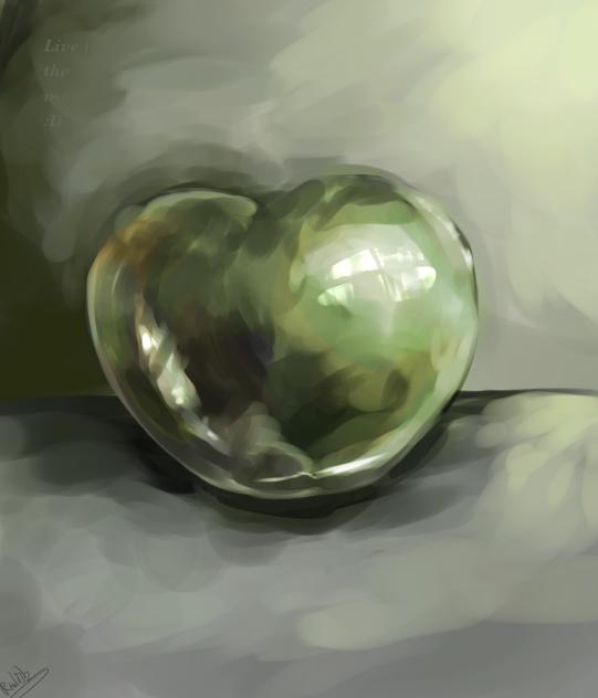 The glass apple