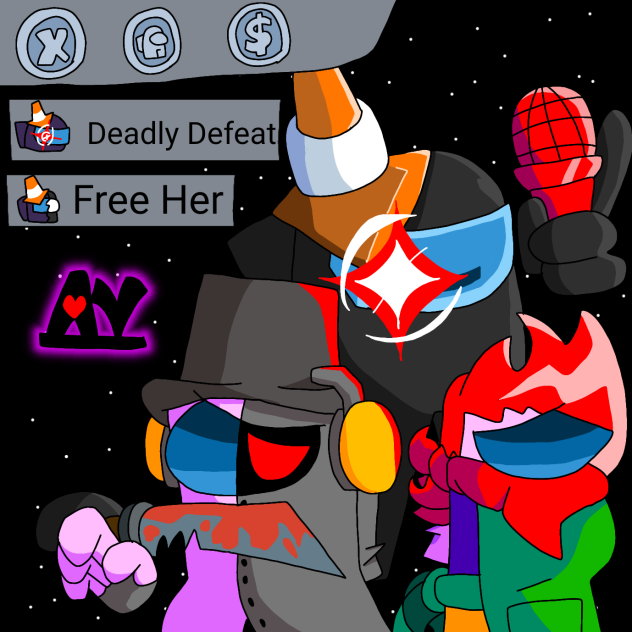 Vs. Rose Twins (Black's songs) art 1