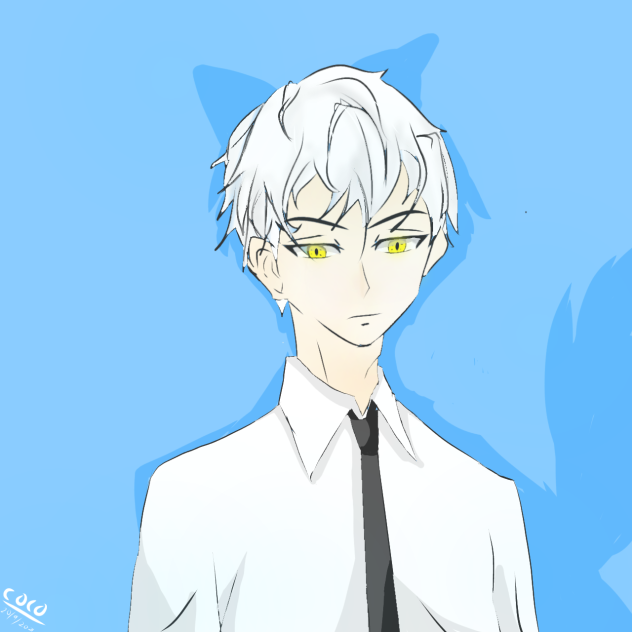 white.