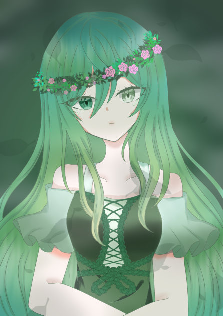 線画を塗らせていただきました