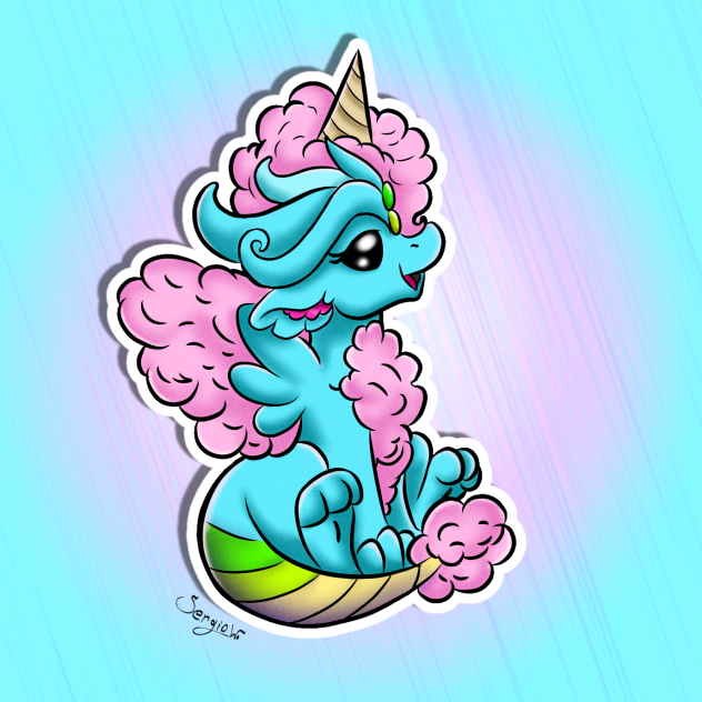 Dragon Cotton Candy