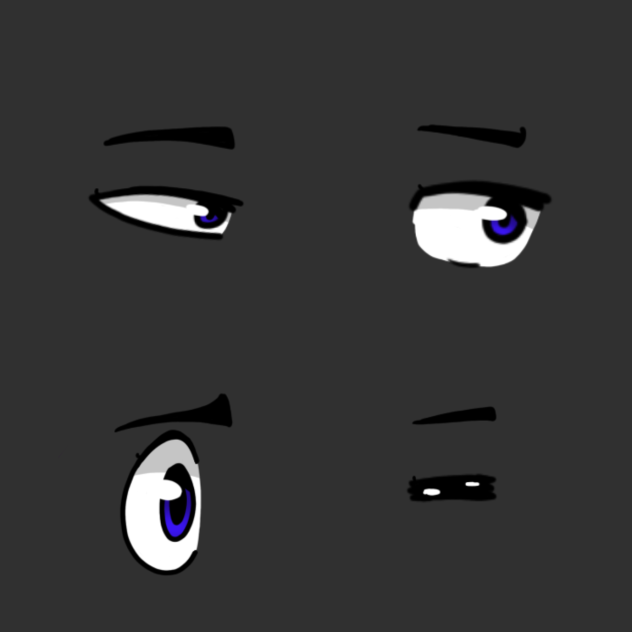 Eyes + eyebrows