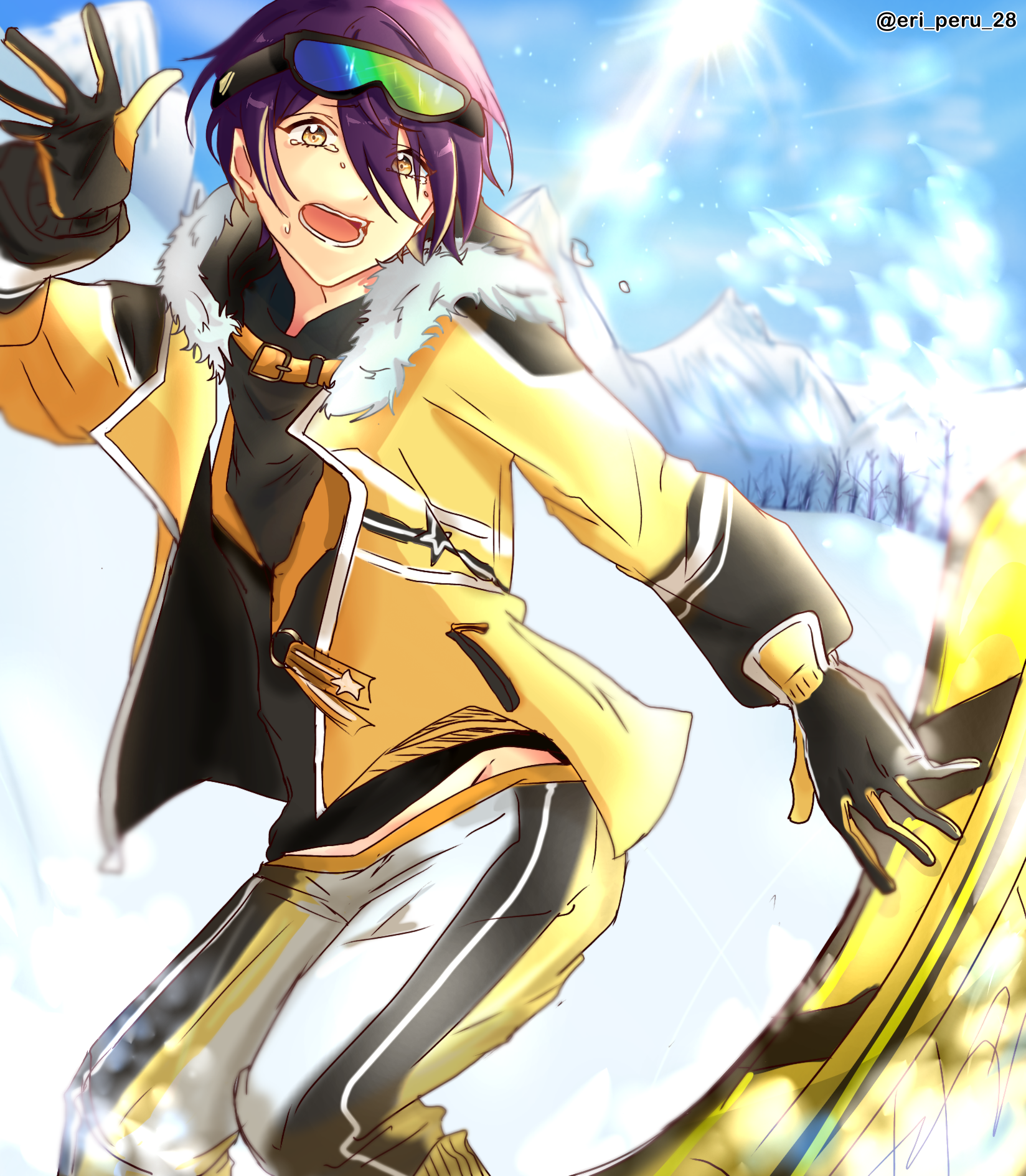 あんスタ 仙石忍 スカウト スノーボード Ibispaint