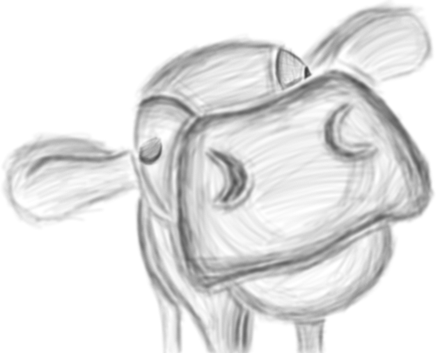 Cow close up
