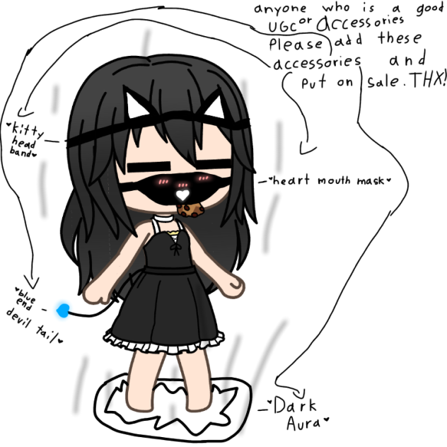 pls put those accessories on Roblox pls!