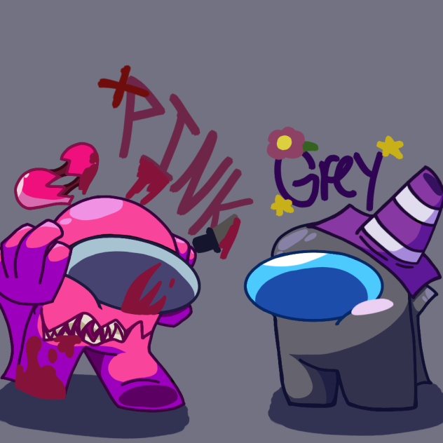 Pink and grey if they switched