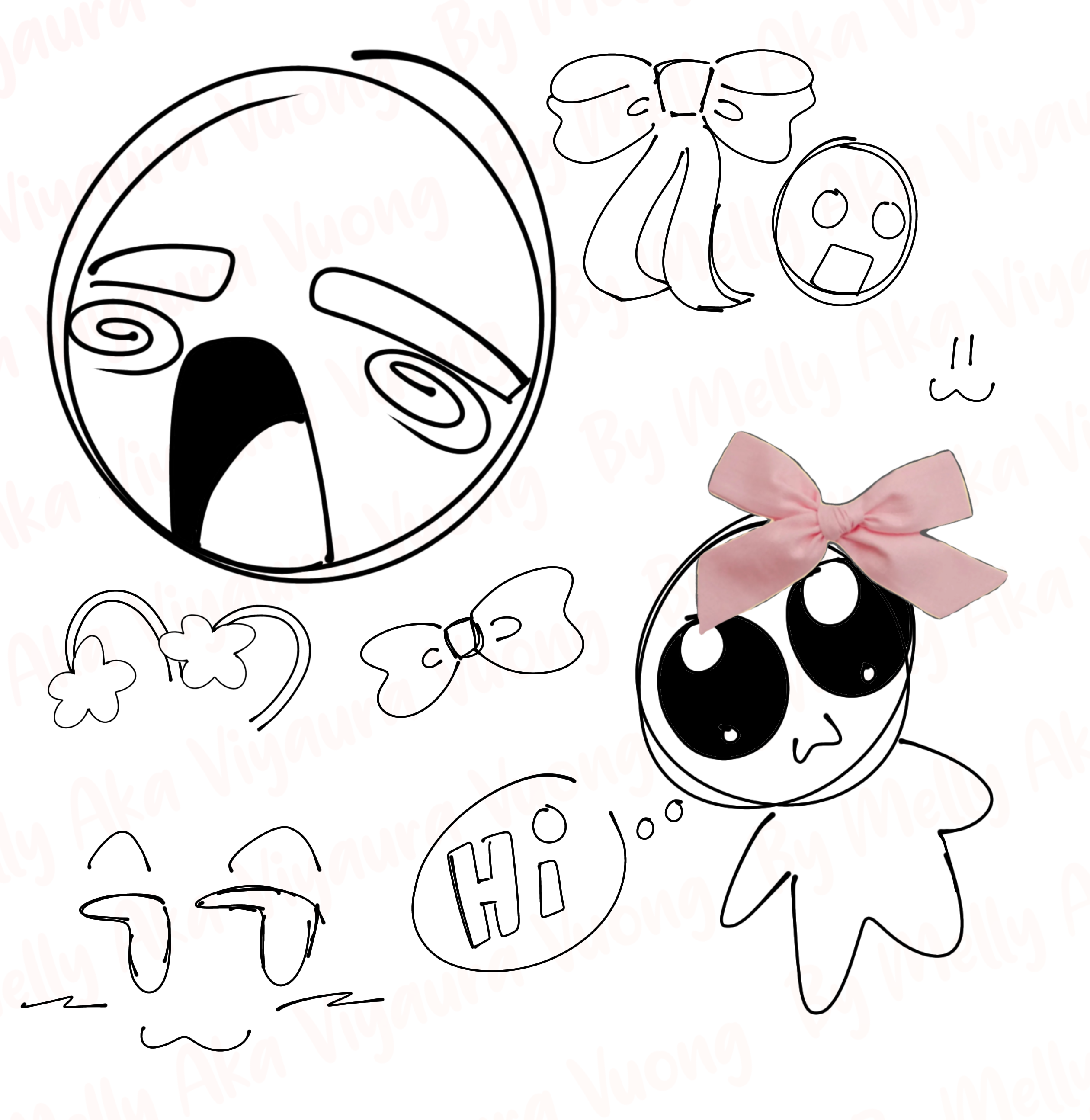 Random Art Block Doodles - ibisPaint