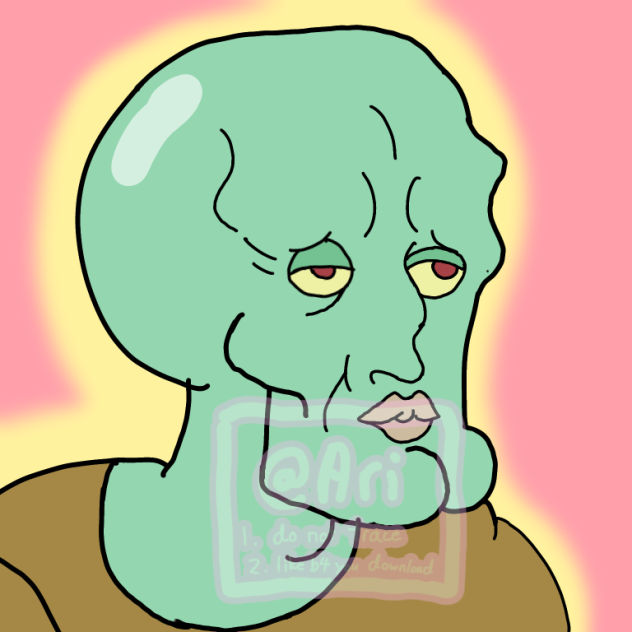 Squidward fan art