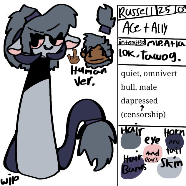 Russell (Sprunki oc) W. I. P2
