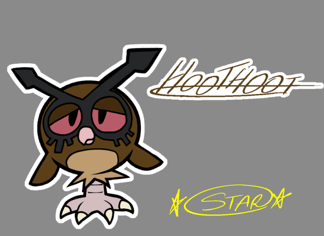 Random Hoothoot doodle
