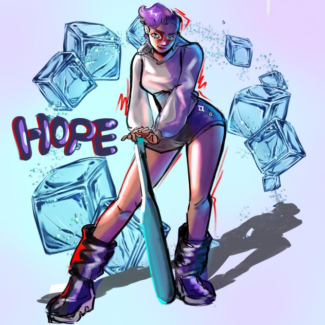 milk's oc Hope( fixed it, milk knows)