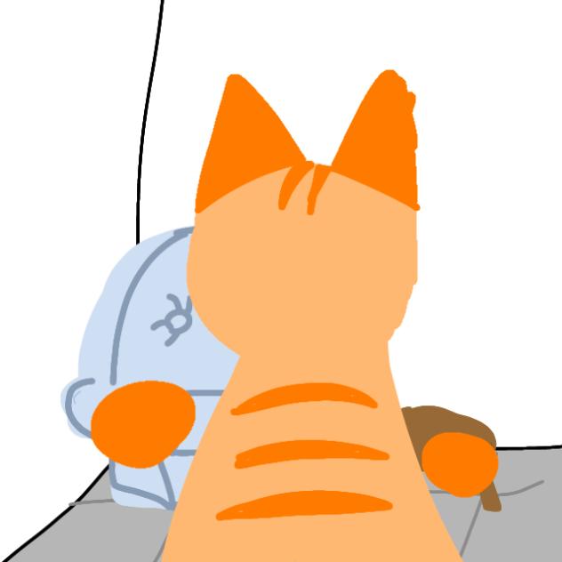 Cat waving its hand