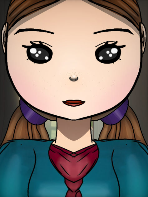 The girl with uniform