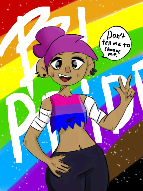 Happy Pride month Enid fanart