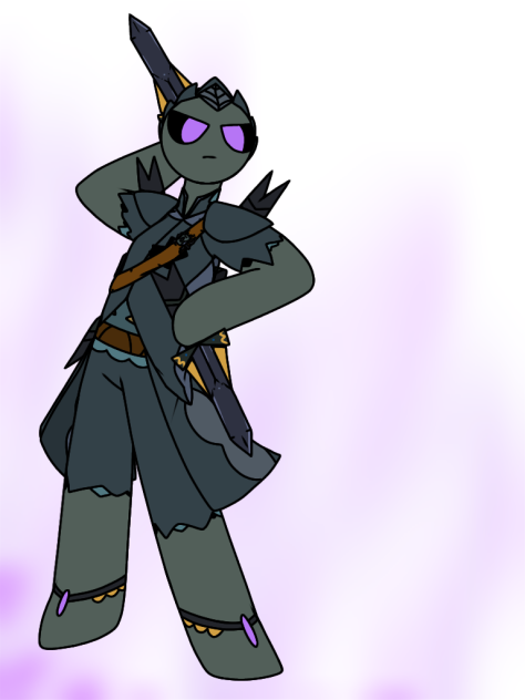 Scrubby Assassin pose