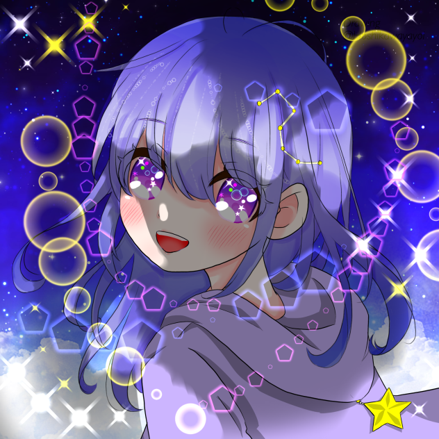 ななつぼし(星川ヤヨイさんの線画お借りしました！)