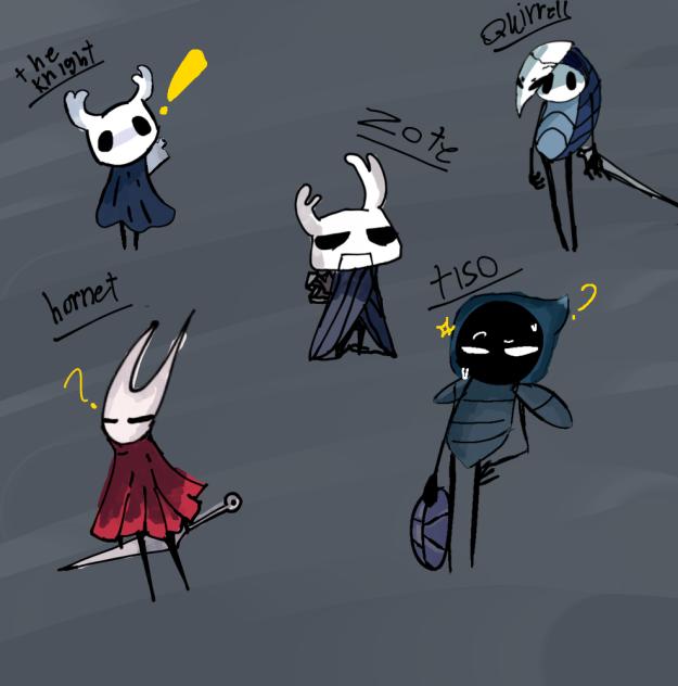 Hollow knight drawings lol