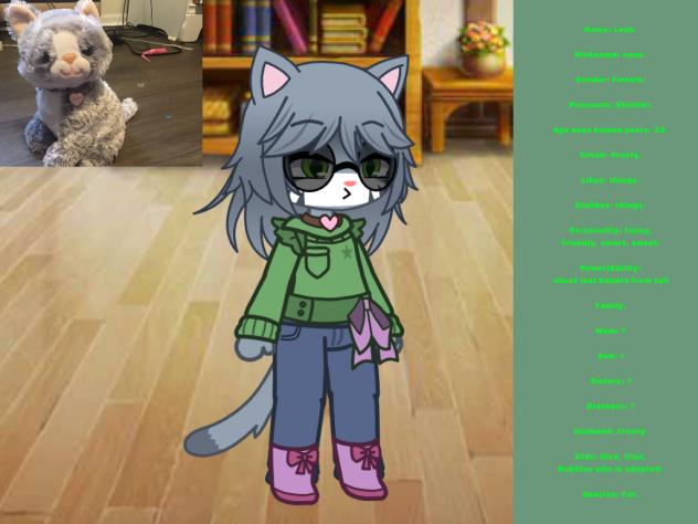 Leah, cat, Plushy, Gacha,