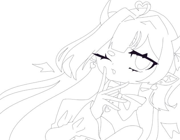 【塗り絵】あくまのイラスト置き場2