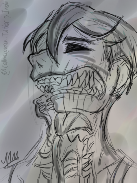 Random sketch drawing