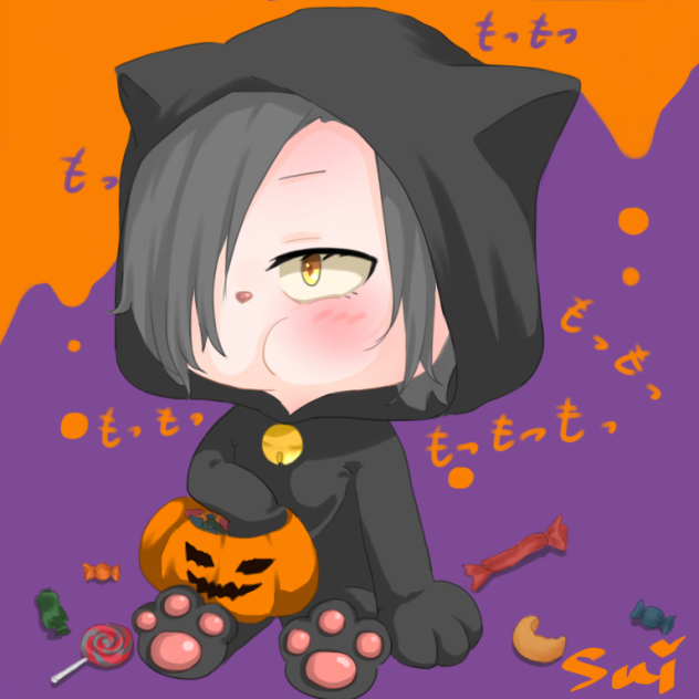 すいちゃんハロウィンコス