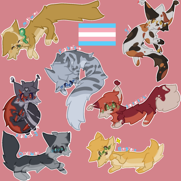 Trans Warriors Characters 2!